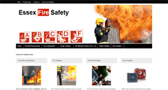 Desktop Screenshot of essexfiresafety.com