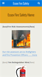 Mobile Screenshot of essexfiresafety.com
