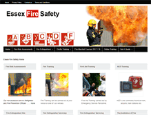 Tablet Screenshot of essexfiresafety.com